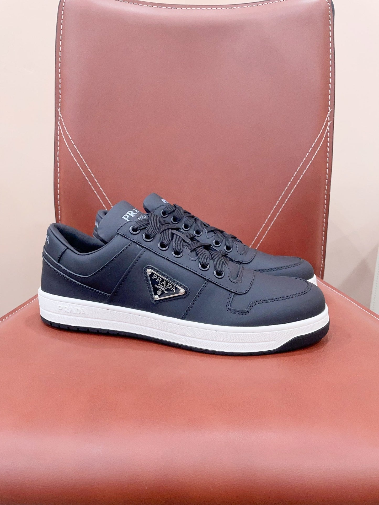 PRA DOWNTOWN SNEAKERS INDIGO CALFSKIN - 35