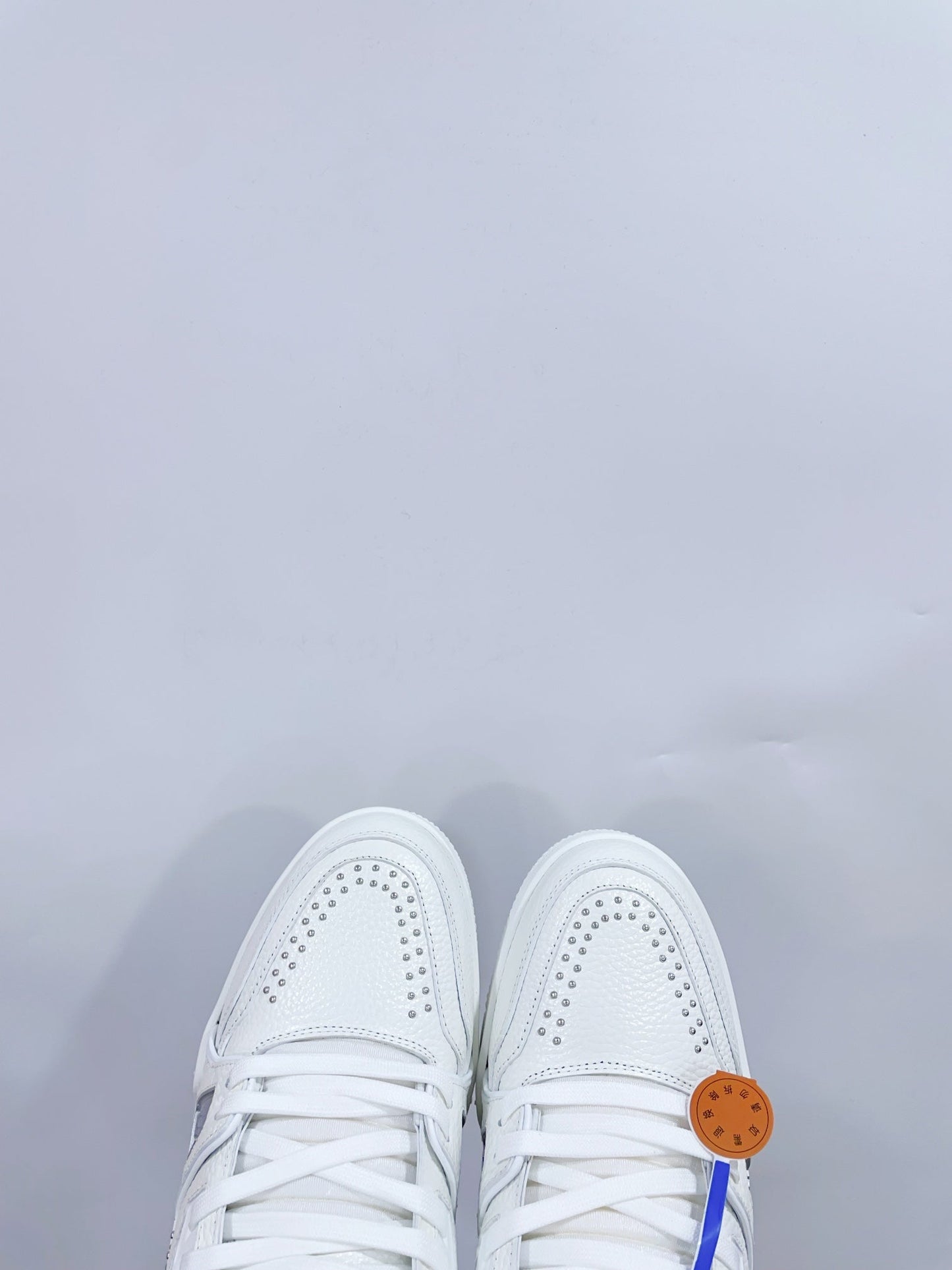 TRAINER SNEAKER IN WHITE CALFSKIN - 35