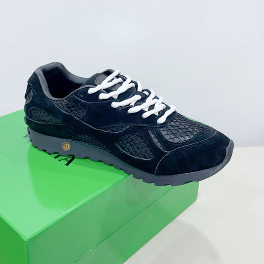ORBIT SNEAKER IN BLACK SUEDE AND TECHNICAL MESH - 35