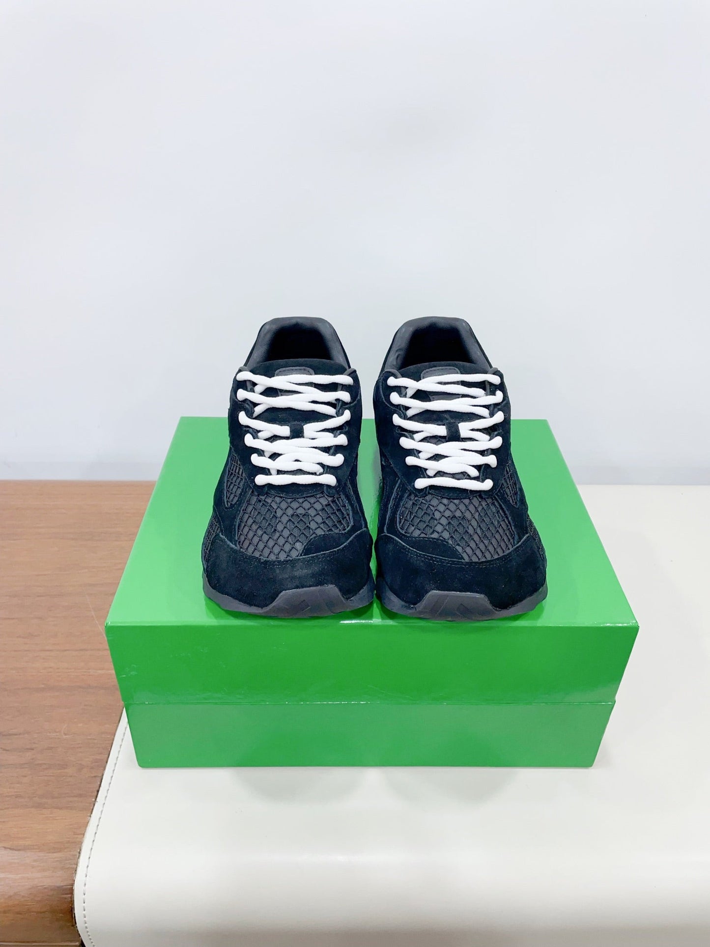 ORBIT SNEAKER IN BLACK SUEDE AND TECHNICAL MESH - 35