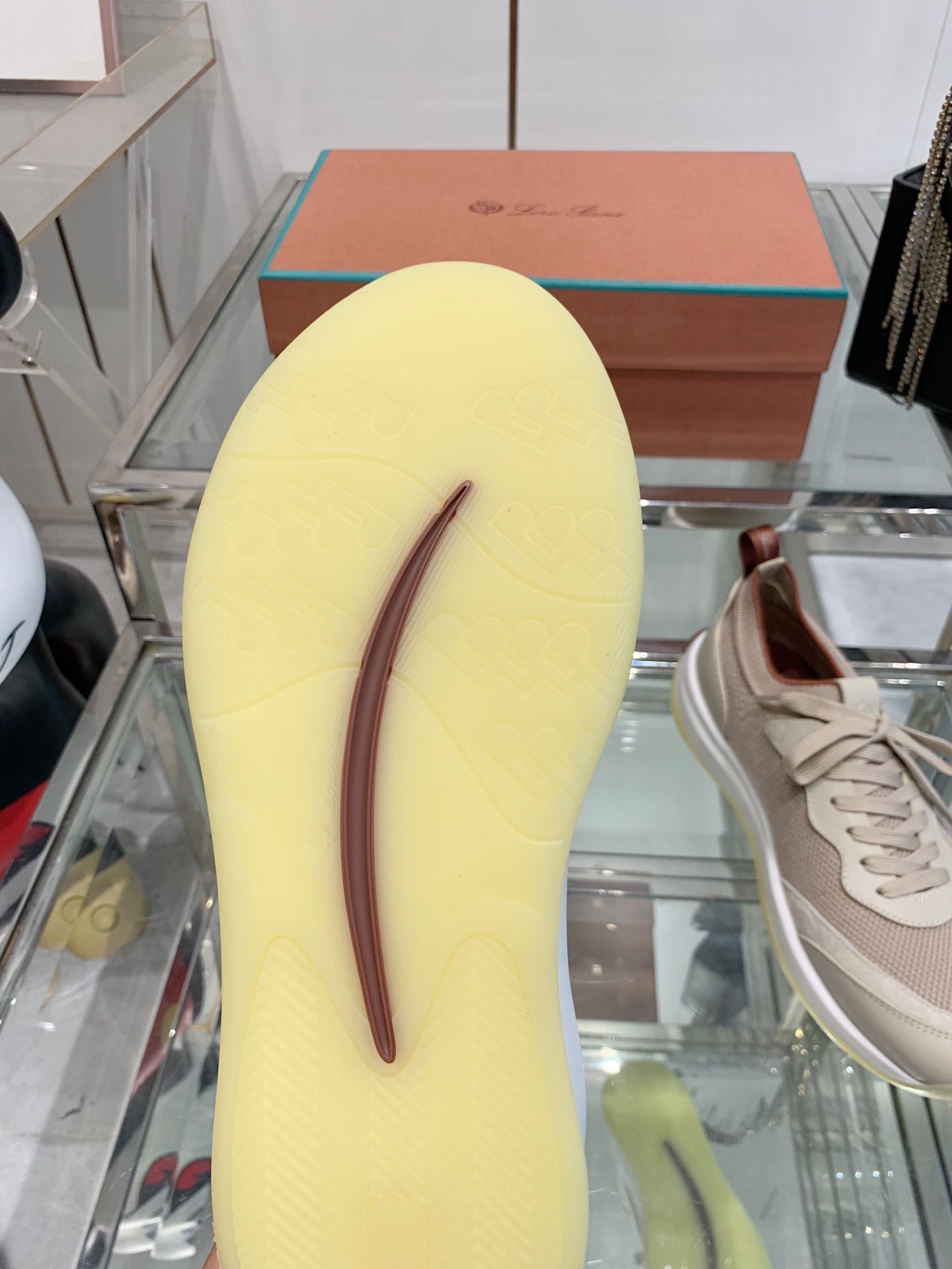 SNEAKER IN LIGHT PINK CANVAS MIX SUEDE WITH LAMBSKIN - 39