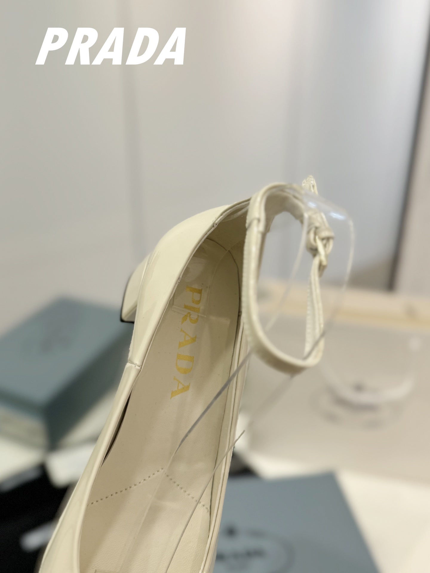PRA NAPPA MARY JANE PUMPS CREAMY WHITE LAMBSKIN - 35