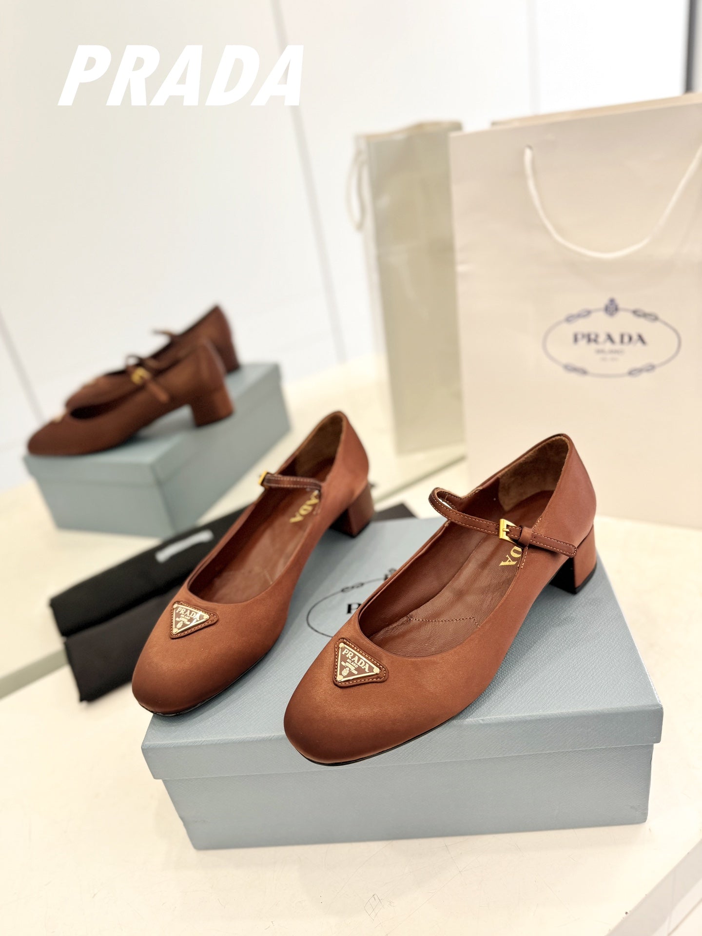Pra Ballerina Pumps 40 Rust Suede Fabric - 35