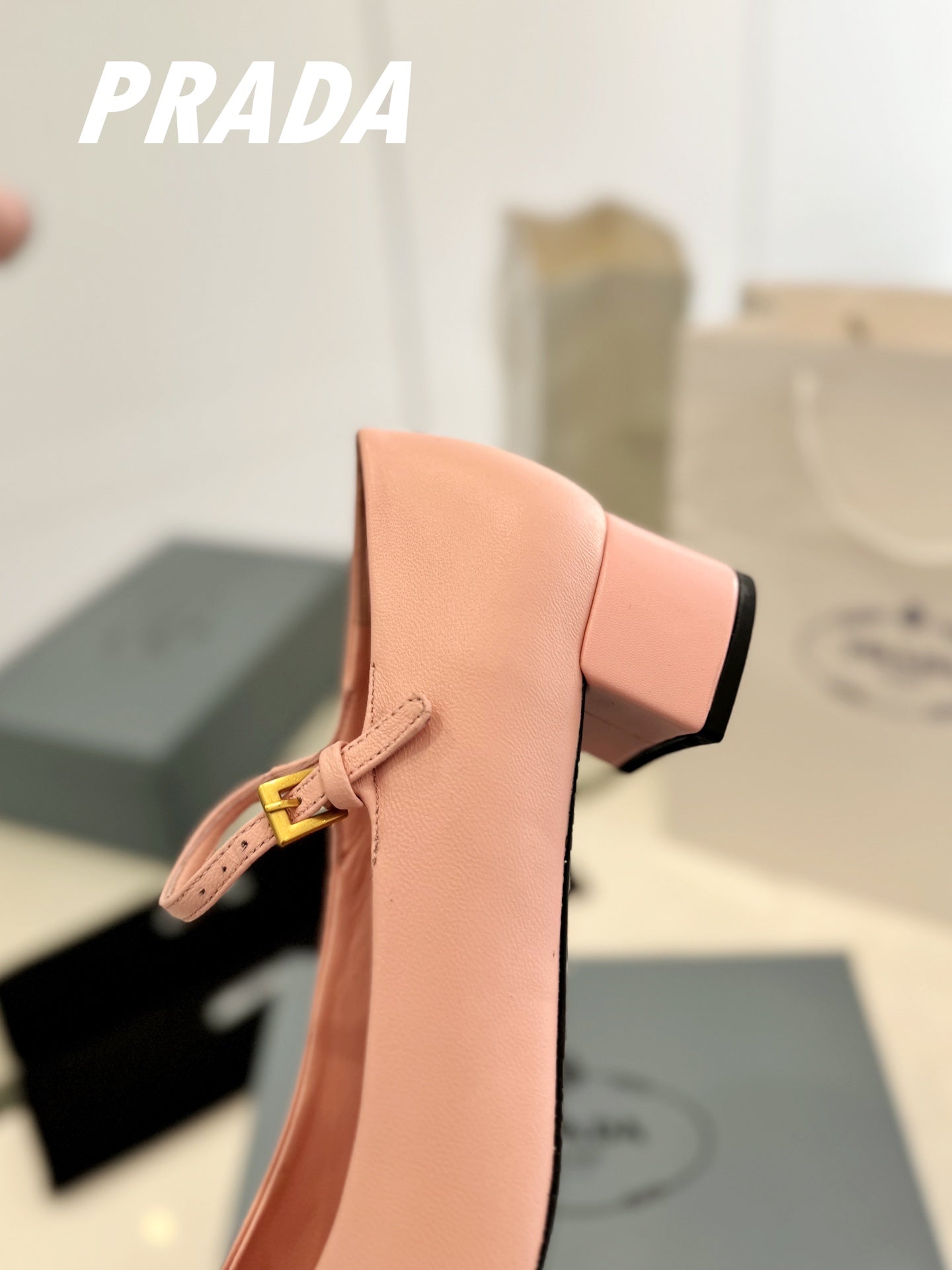 Pra Ballerina Pumps 40 Pink Lambskin - 35