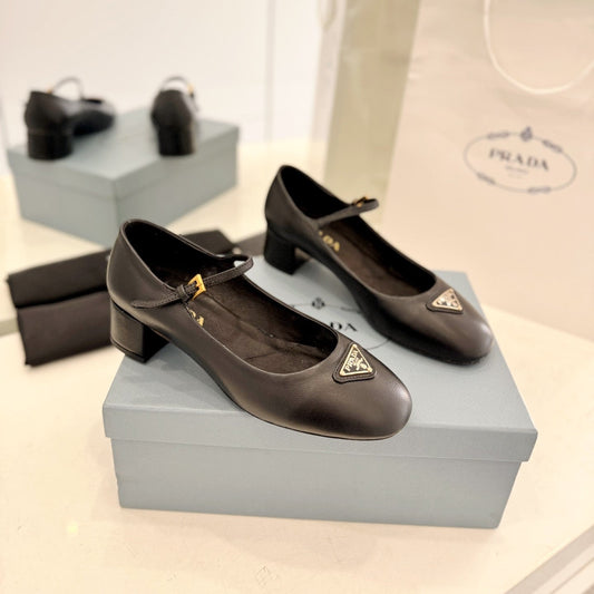 Pra Ballerina Pumps 40 Black Lambskin - 35