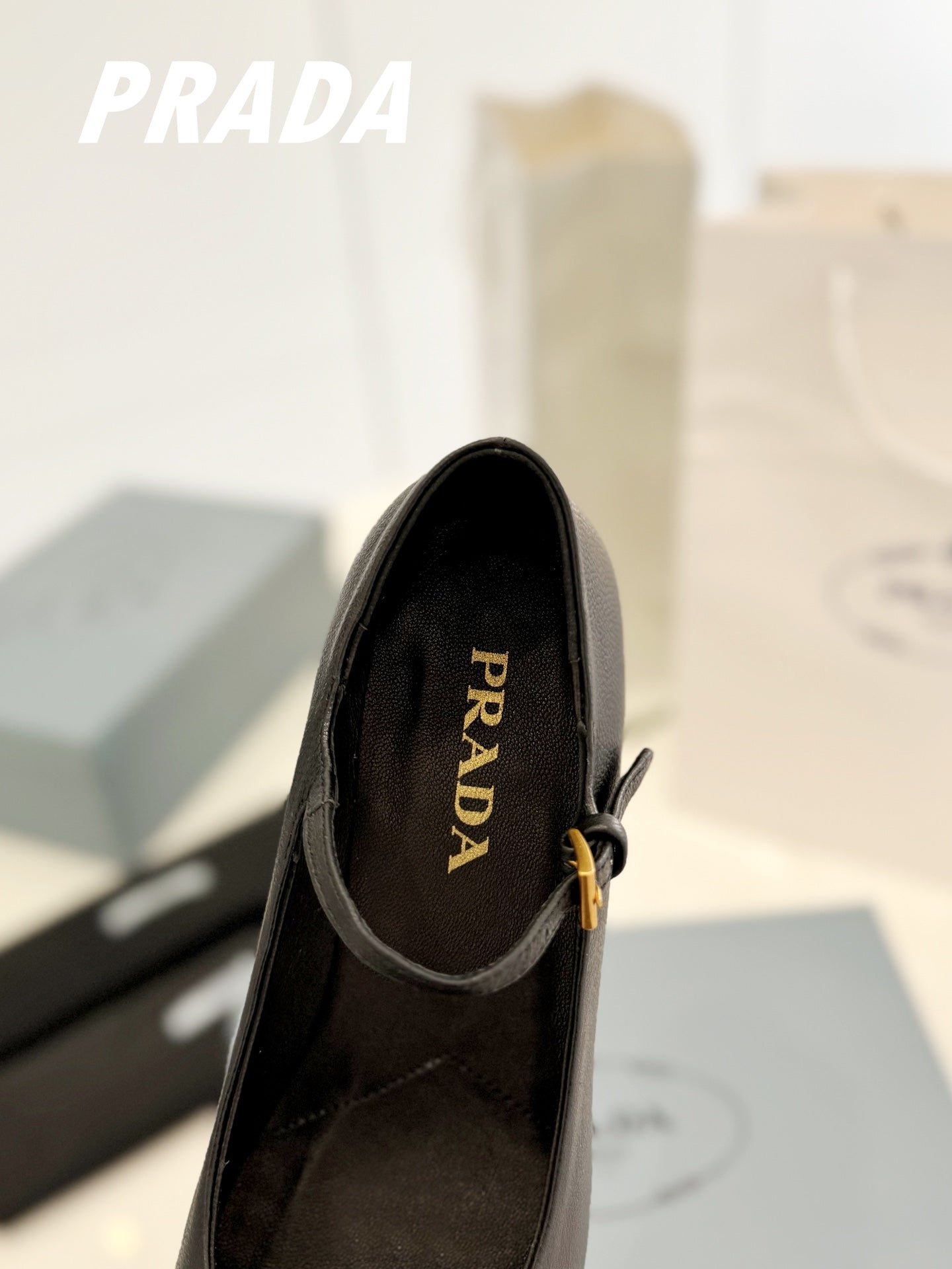 Pra Ballerina Pumps 40 Black Lambskin - 35