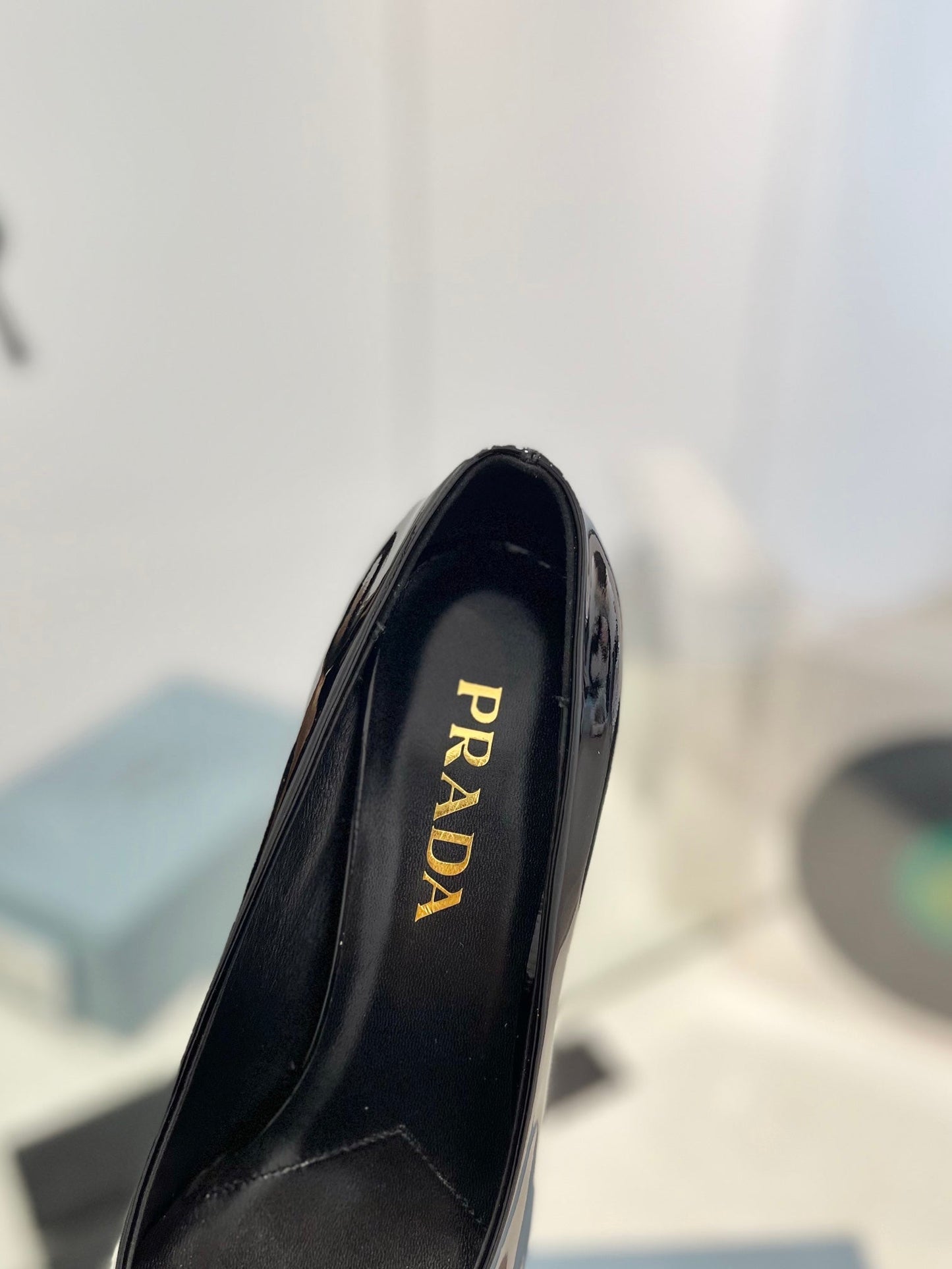 Pra Pumps 75 Black Patent Leather - 35
