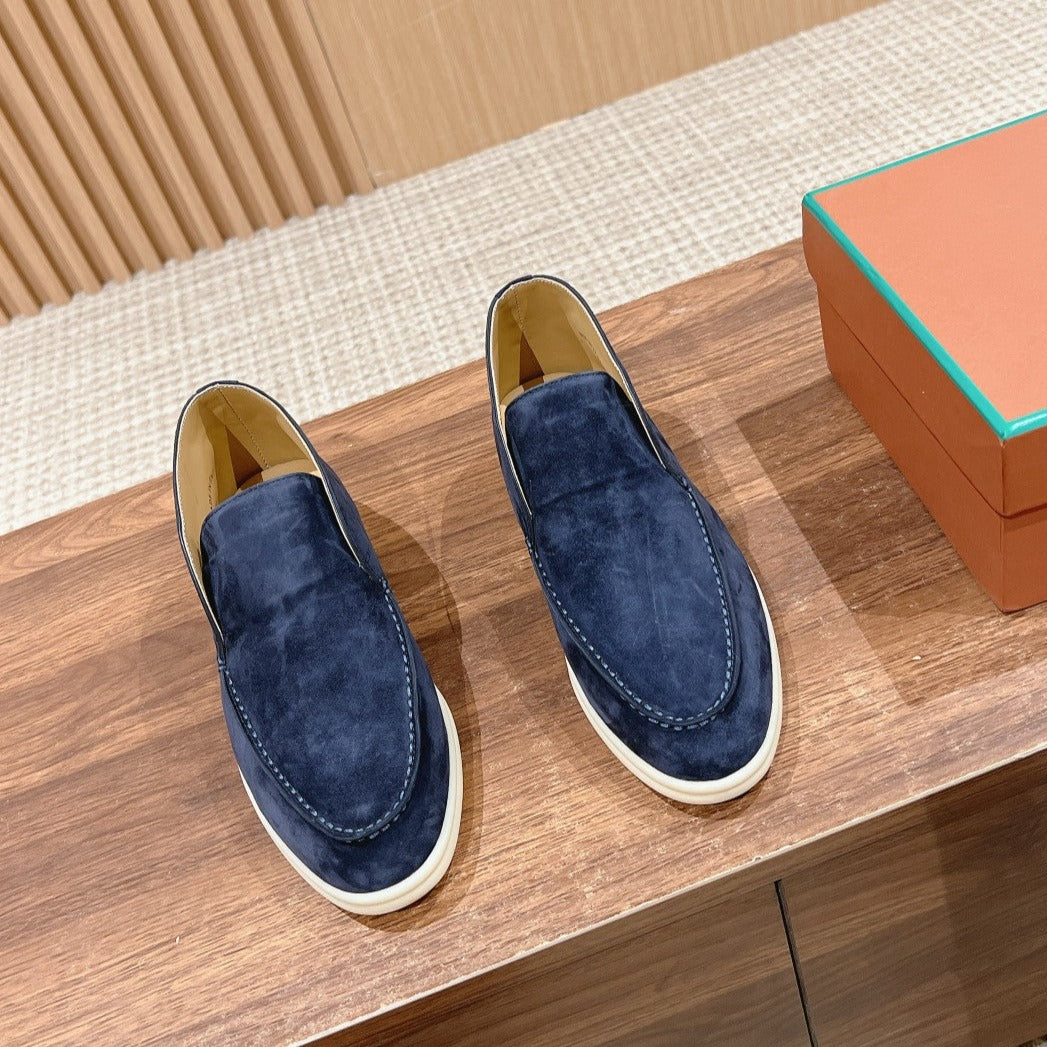 LP OPEN WALK LOAFERS NAVY SUEDE - 35
