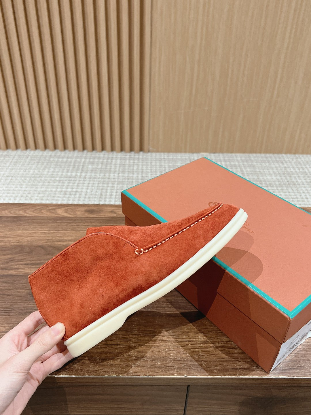 LP OPEN WALK LOAFERS FIRE SUEDE - 35