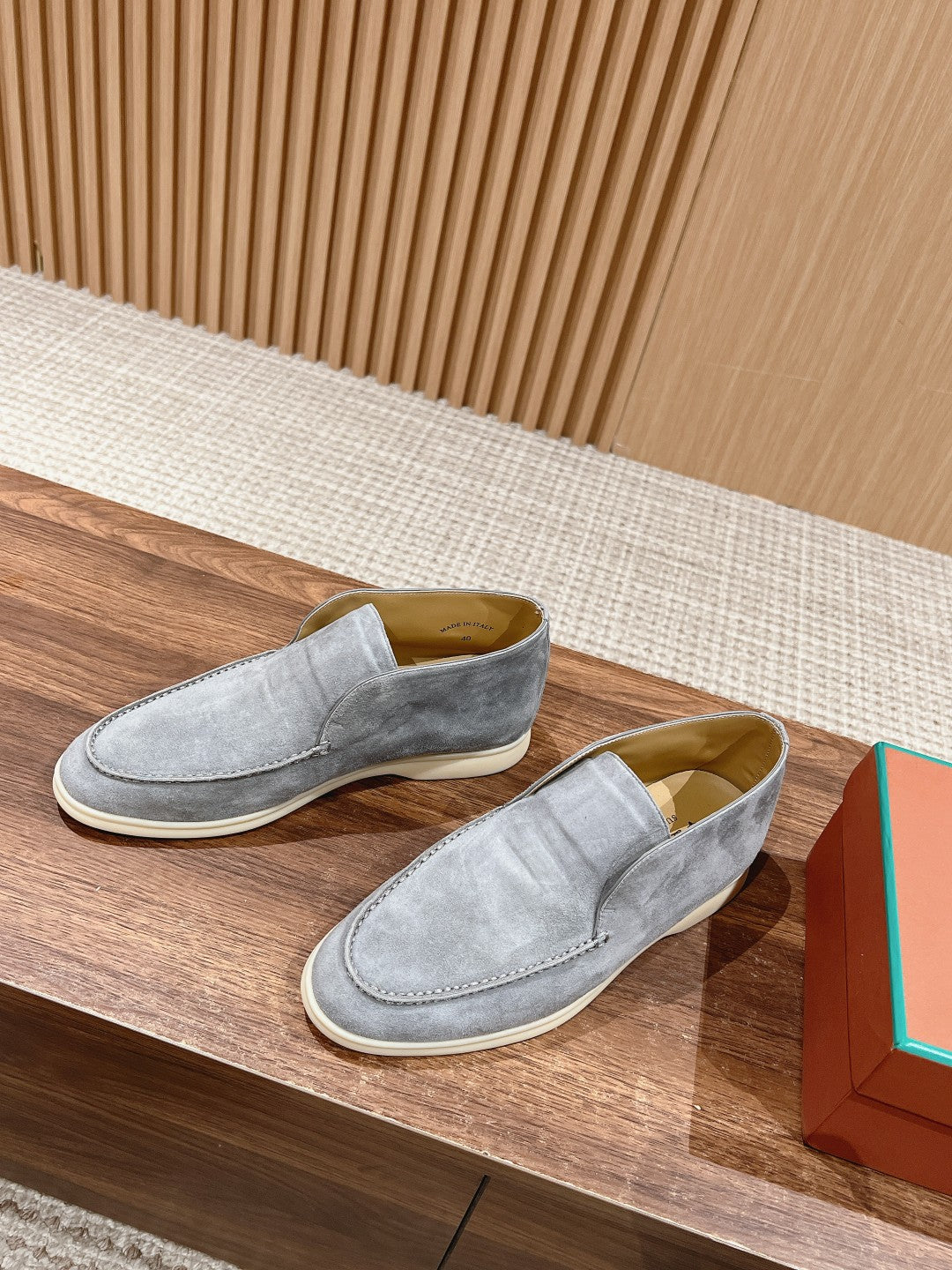 LP OPEN WALK LOAFERS SAPPHIRE SUEDE - 35