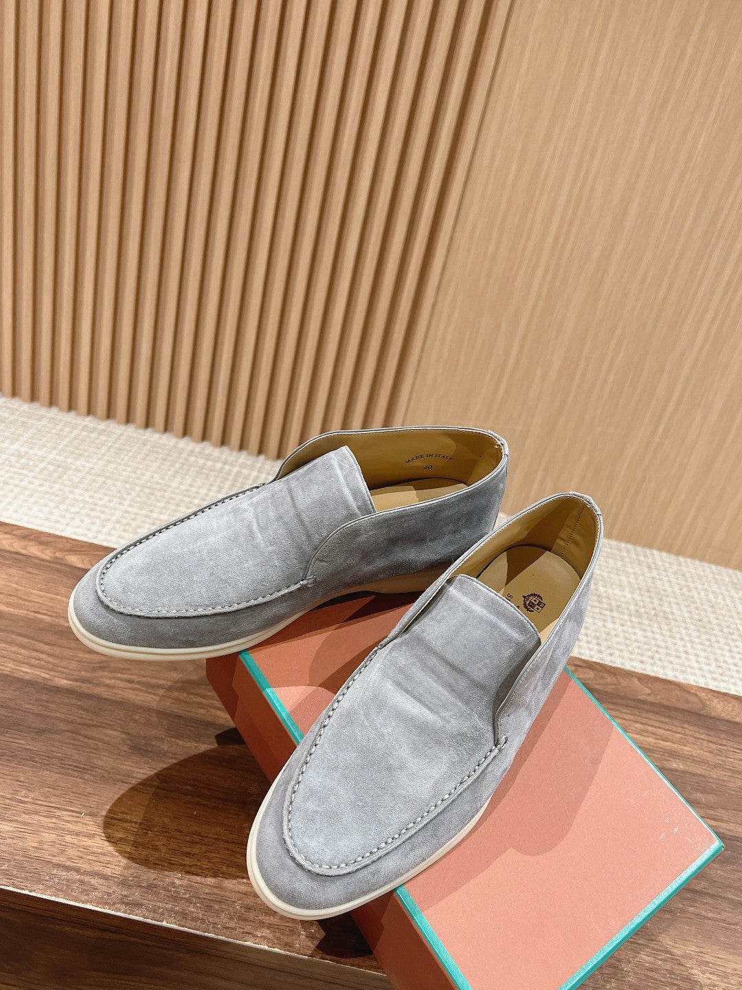 LP OPEN WALK LOAFERS SAPPHIRE SUEDE - 35