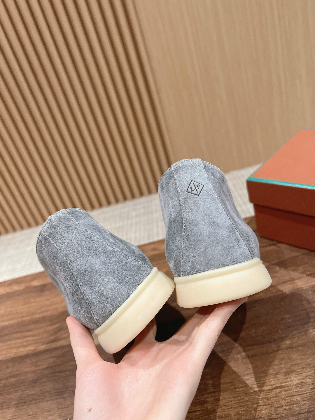 LP OPEN WALK LOAFERS SAPPHIRE SUEDE - 35