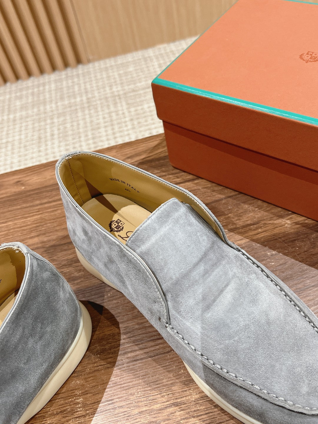 LP OPEN WALK LOAFERS SAPPHIRE SUEDE - 35