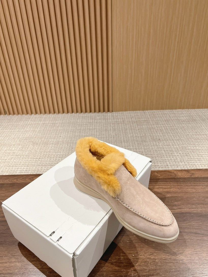 LP CLASSIC SUMMER CHARMS WALK LOAFERS KHAKI CALFSKIN - 35
