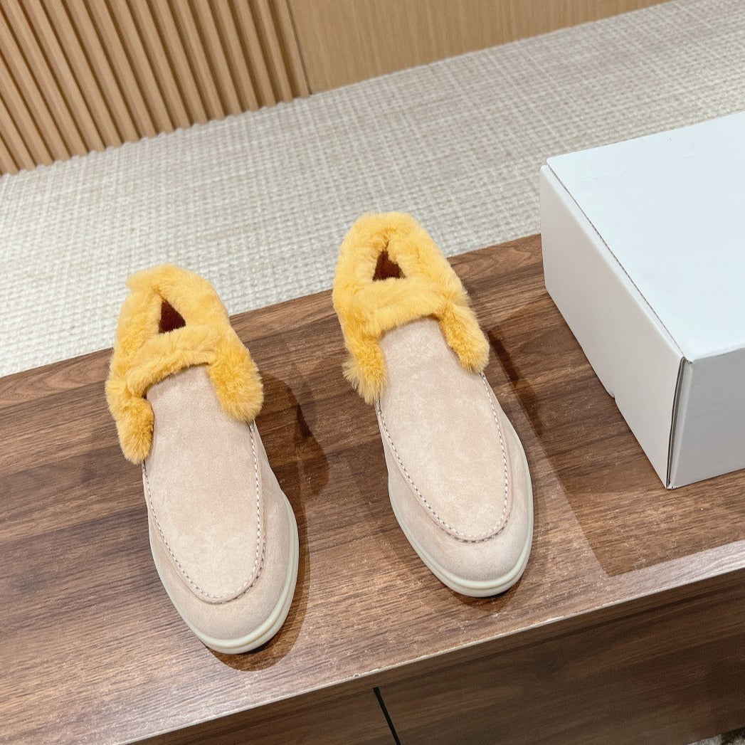 LP CLASSIC SUMMER CHARMS WALK LOAFERS KHAKI CALFSKIN - 35