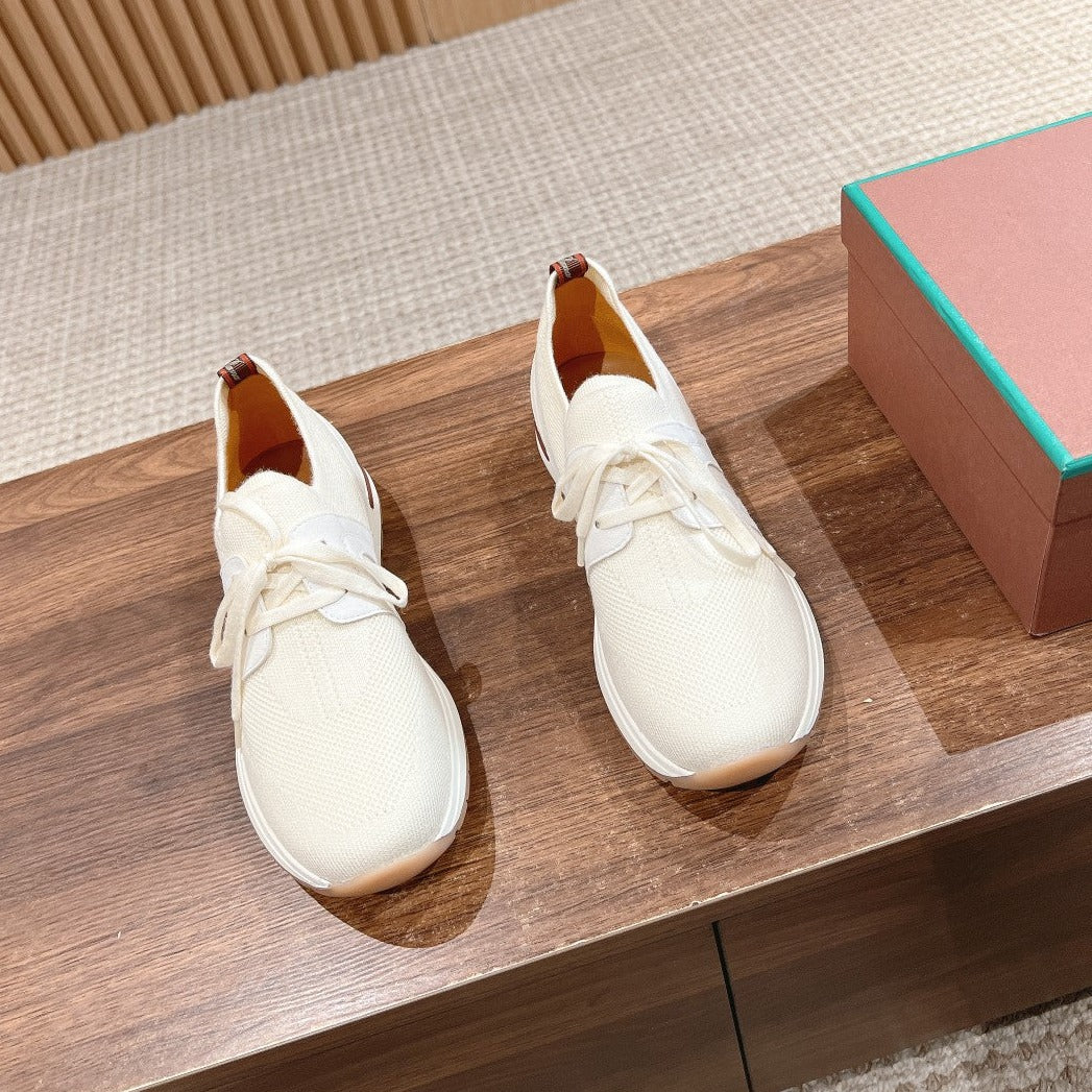LP BASIC 360 FLEXY WALK SNEAKER WHITE FABRICS - 35