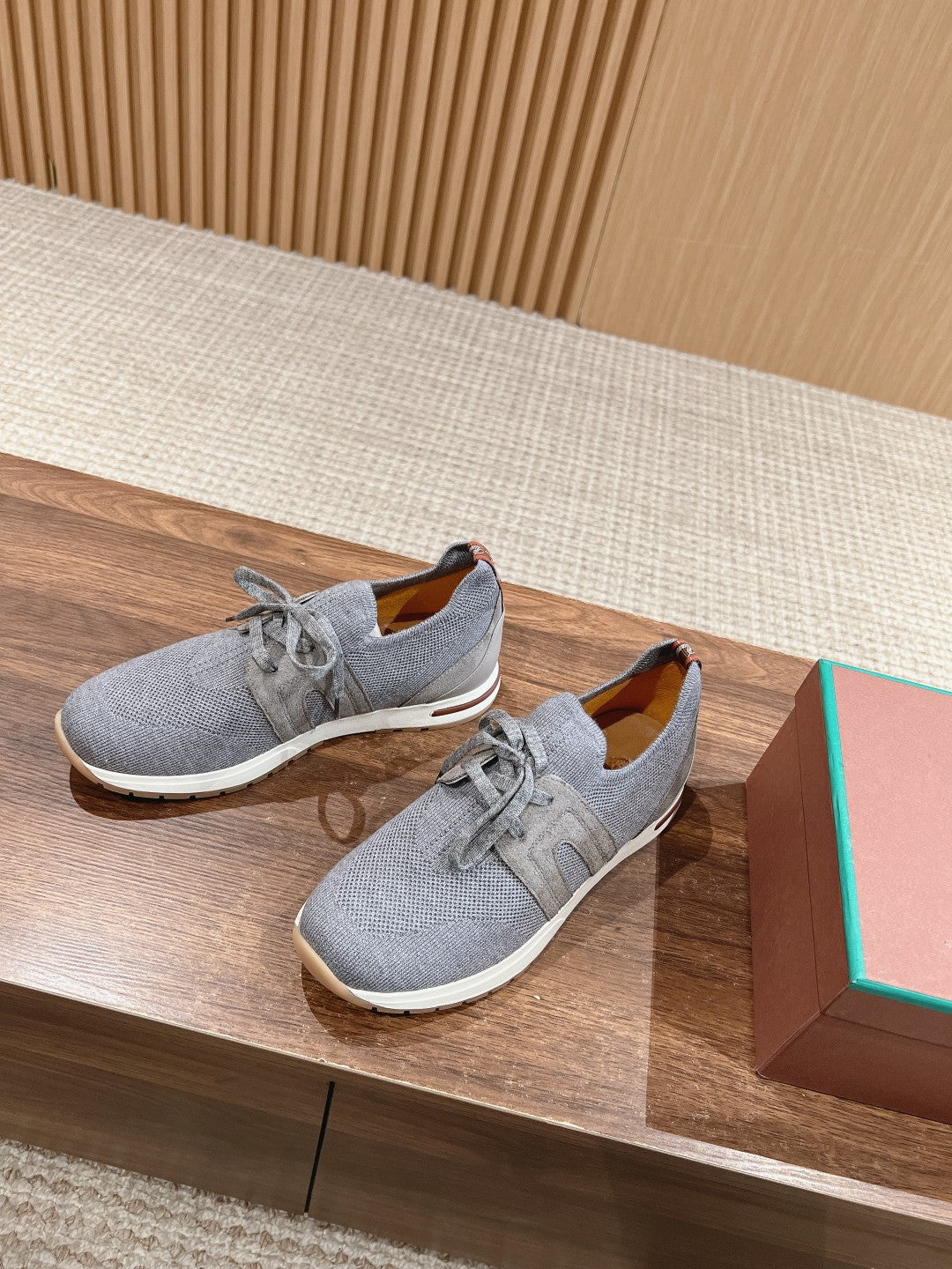 LP BASIC 360 FLEXY WALK SNEAKER LIGHT GRAY FABRICS - 35