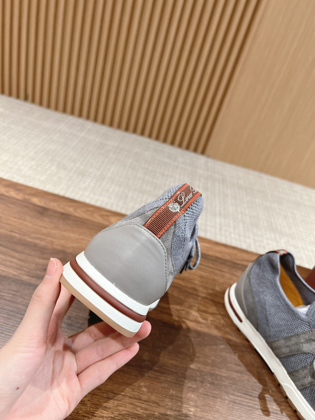 LP BASIC 360 FLEXY WALK SNEAKER LIGHT GRAY FABRICS - 35