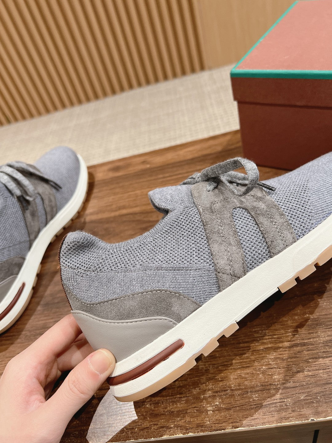 LP BASIC 360 FLEXY WALK SNEAKER LIGHT GRAY FABRICS - 35