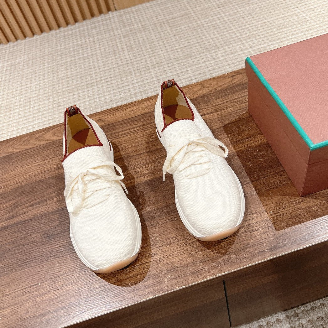 LP BASIC 360 FLEXY WALK SNEAKER WHITE FABRICS - 35