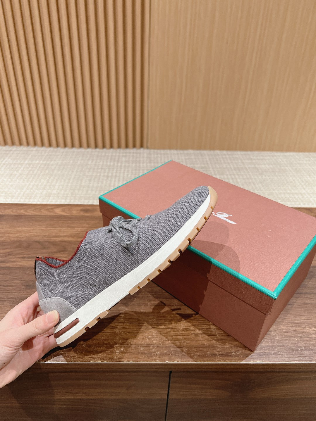 LP BASIC 360 FLEXY WALK SNEAKER GRAY FABRICS - 35