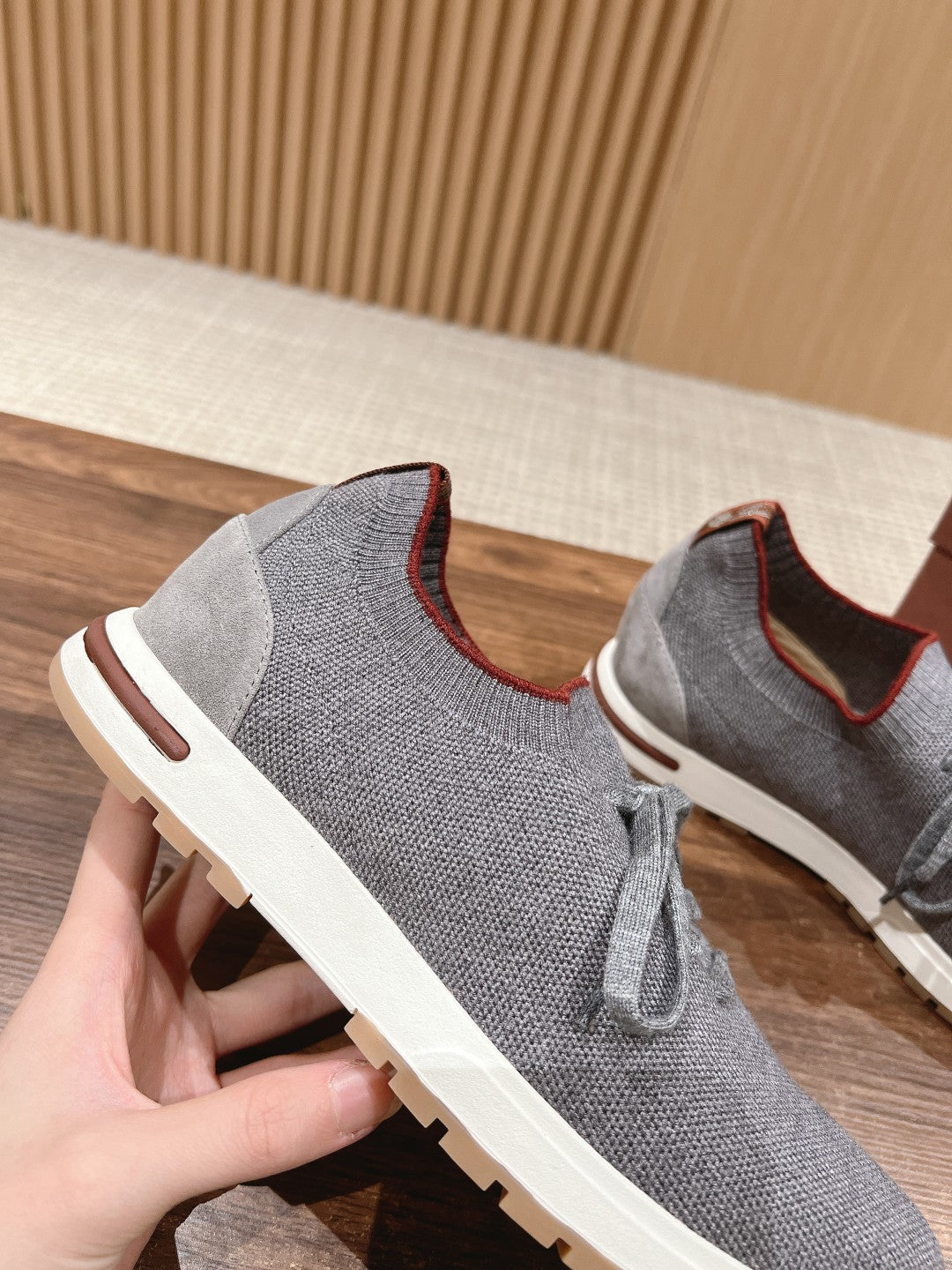 LP BASIC 360 FLEXY WALK SNEAKER GRAY FABRICS - 35