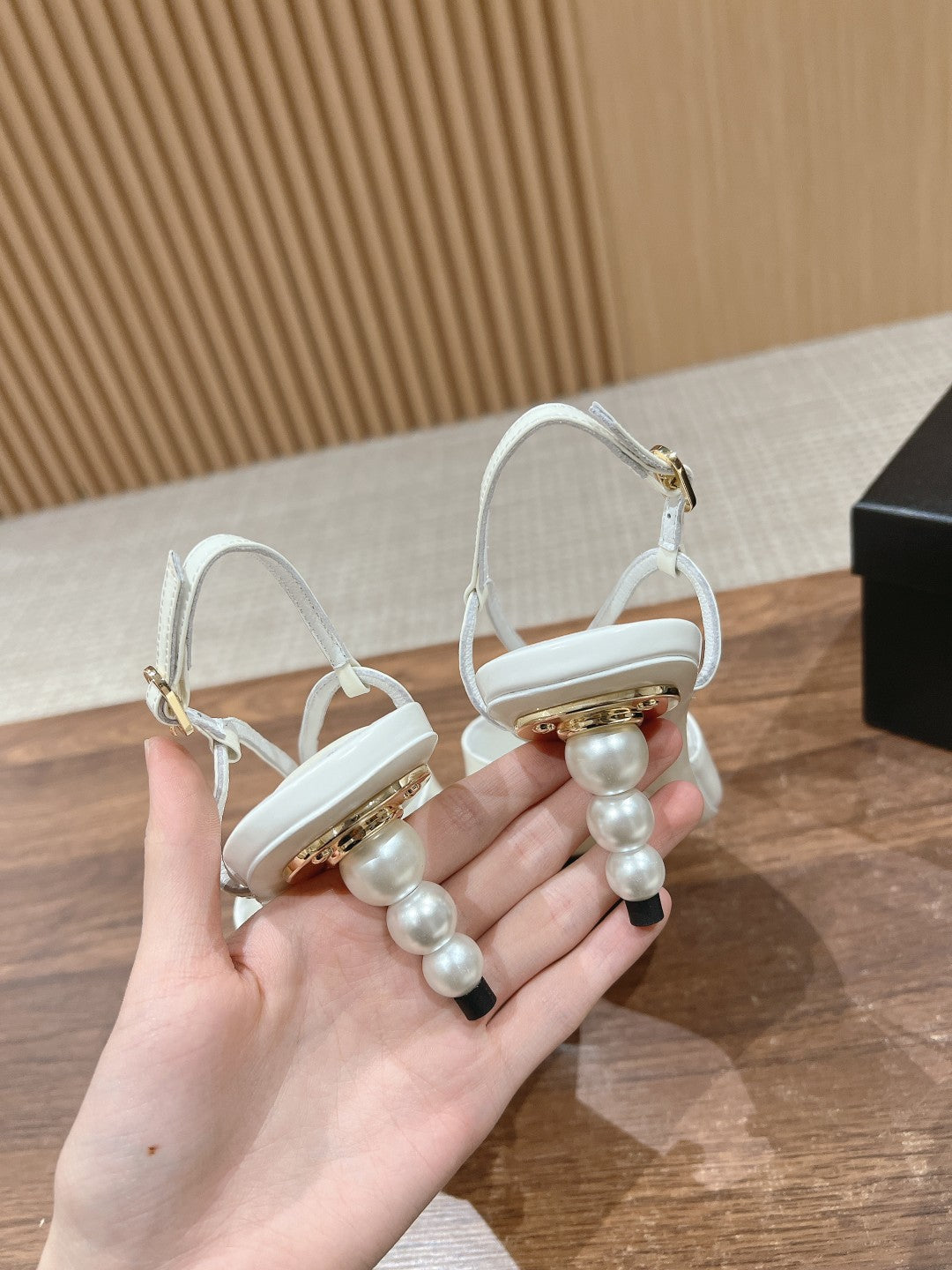 high heel 70 sandals white patent calfskin - 35