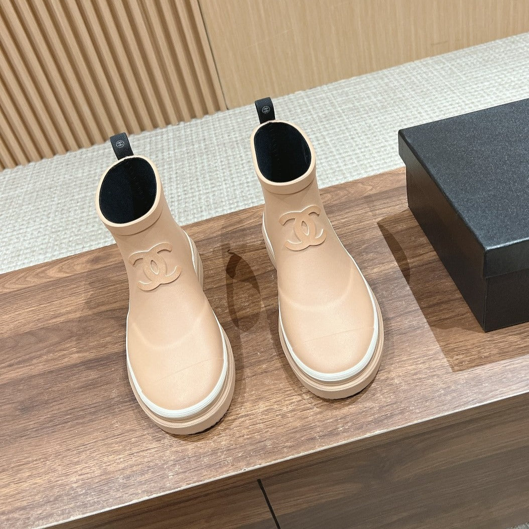 CC RAIN BOOTS BEIGE CREAM TPU - 35
