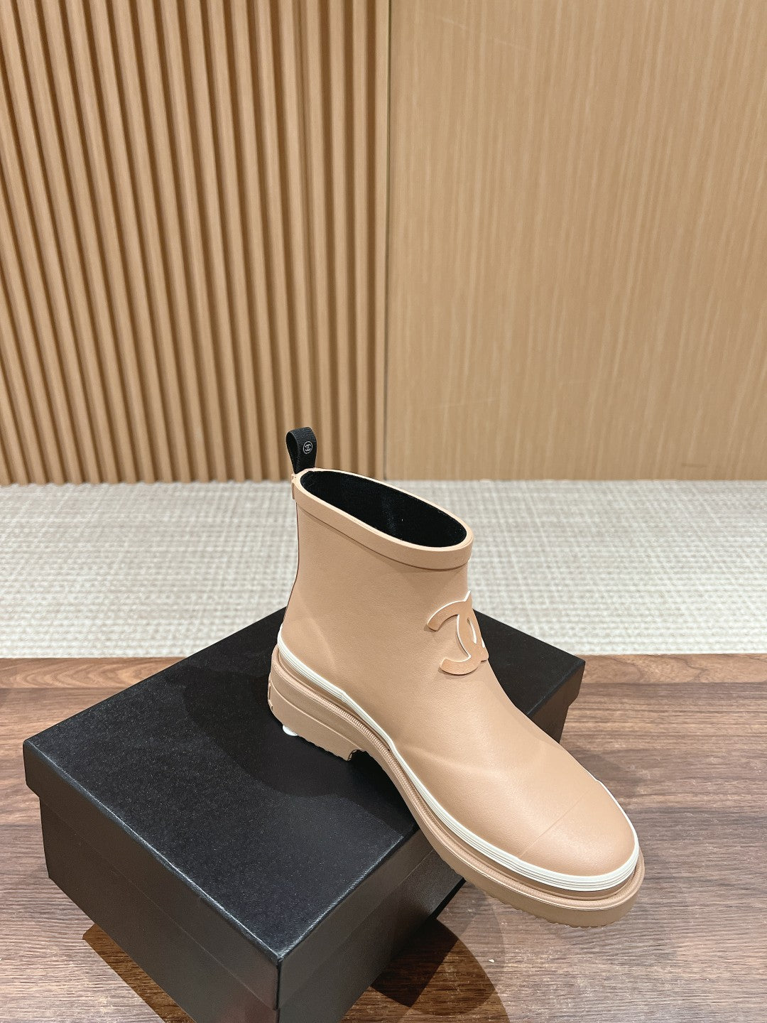 CC RAIN BOOTS BEIGE CREAM TPU - 35