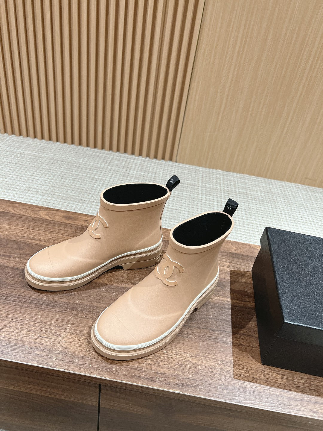 CC RAIN BOOTS BEIGE CREAM TPU - 35
