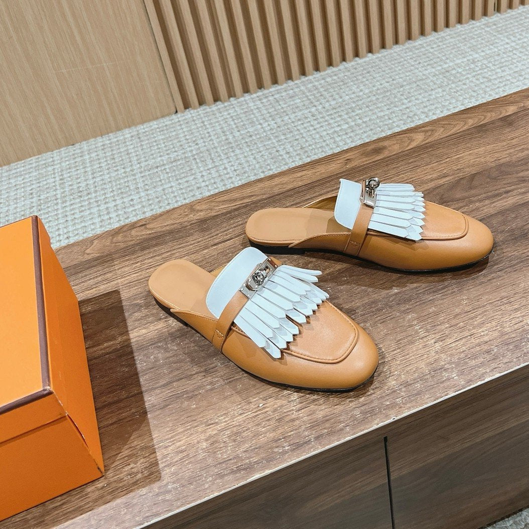 0Z Mule Fringed Bronze - 35