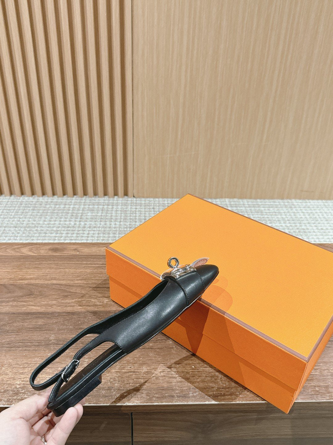 Innocente Slingback Suede Goatskin Black - 35