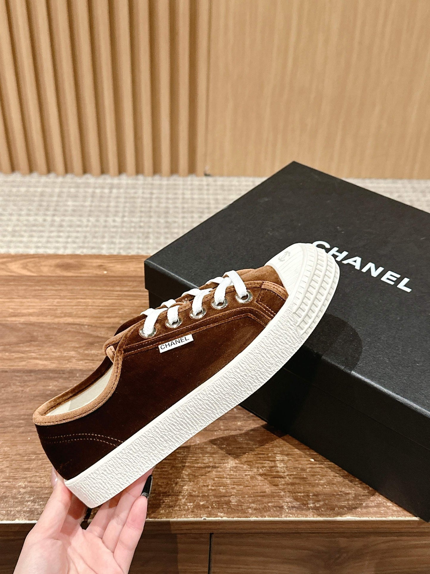 CONVERSE SNEAKER IN PENNY BROWN VELVET - 35