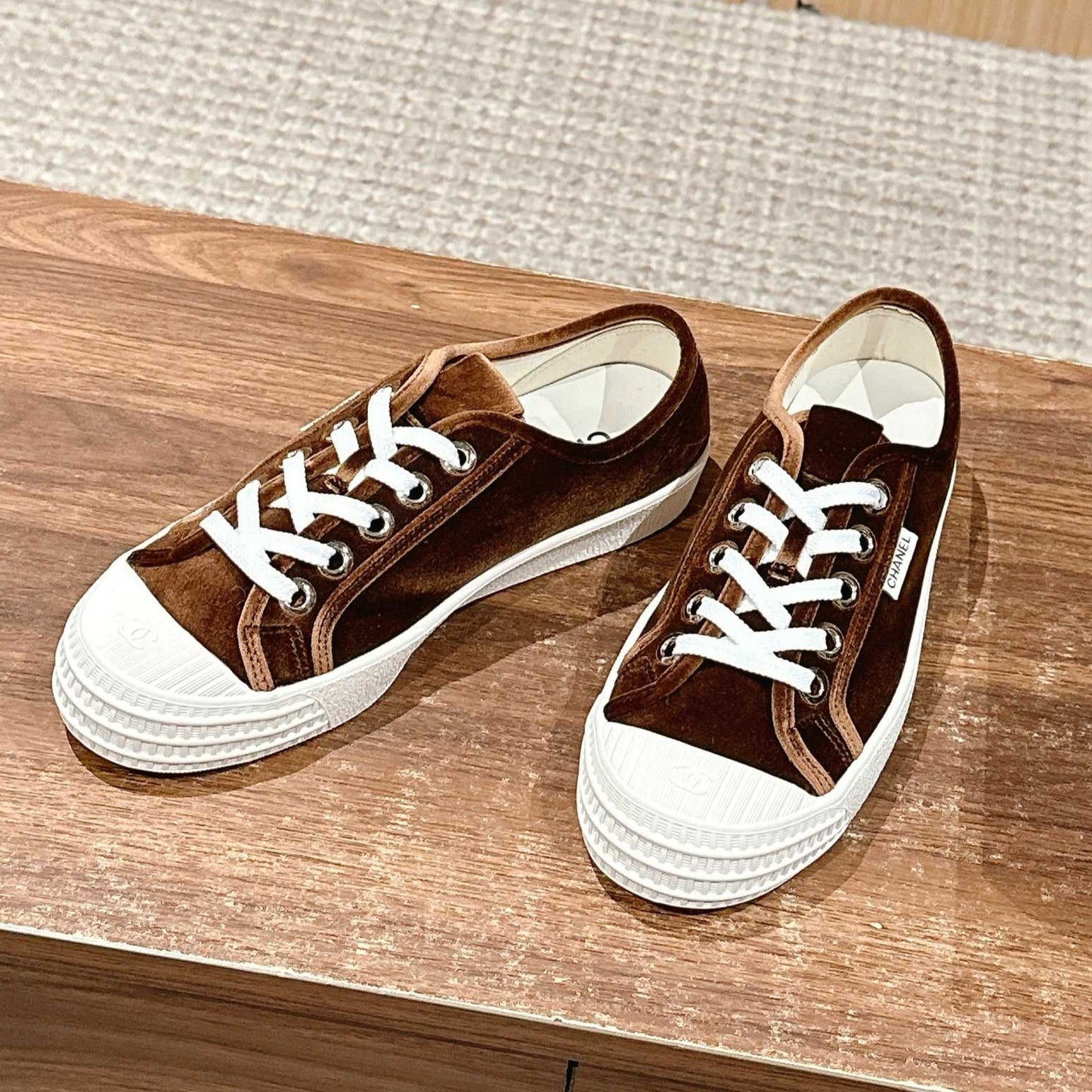 CONVERSE SNEAKER IN PENNY BROWN VELVET - 35