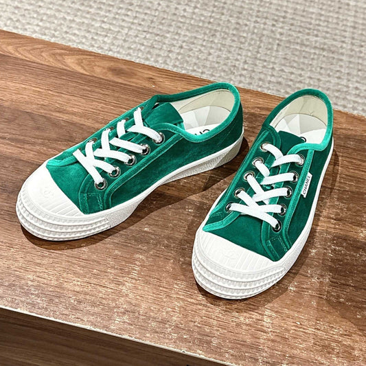 CONVERSE SNEAKER IN TEAL GREEN VELVET - 35