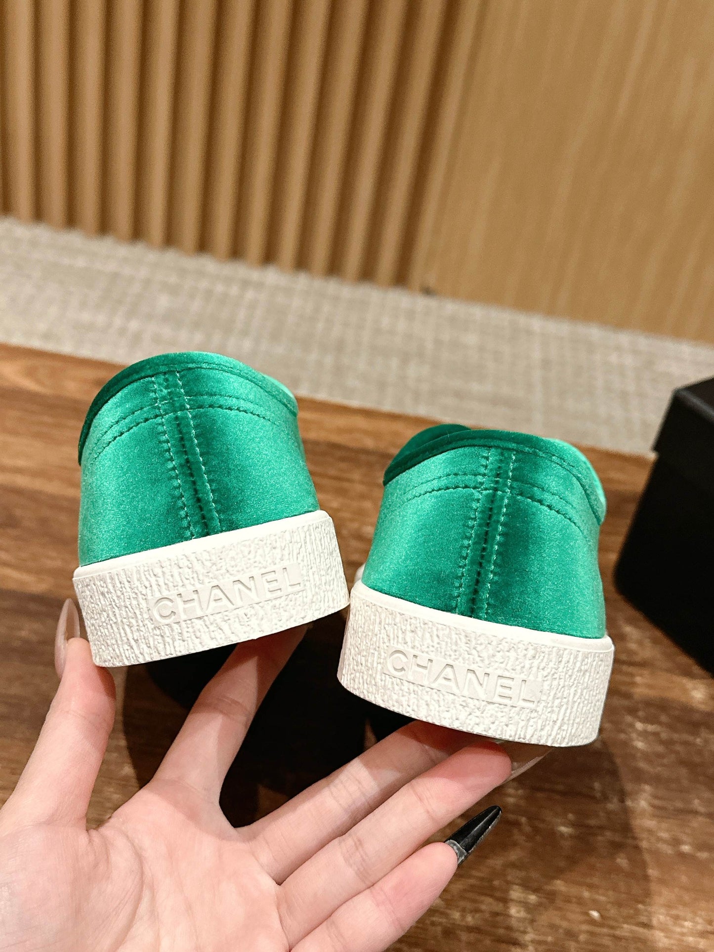 CONVERSE SNEAKER IN TEAL GREEN VELVET - 35