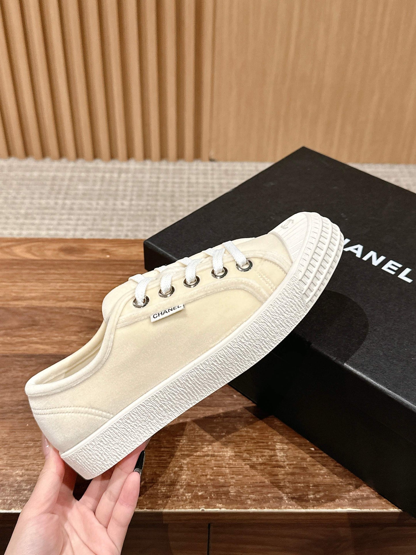CONVERSE SNEAKER IN BEIGE CREAM CANVAS - 35