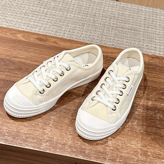 CONVERSE SNEAKER IN BEIGE CREAM CANVAS - 35