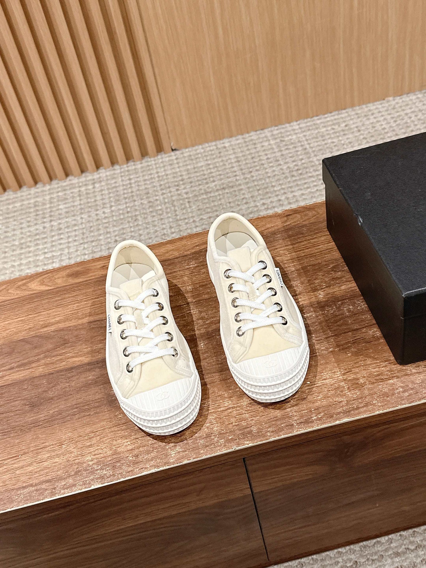 CONVERSE SNEAKER IN BEIGE CREAM CANVAS - 35