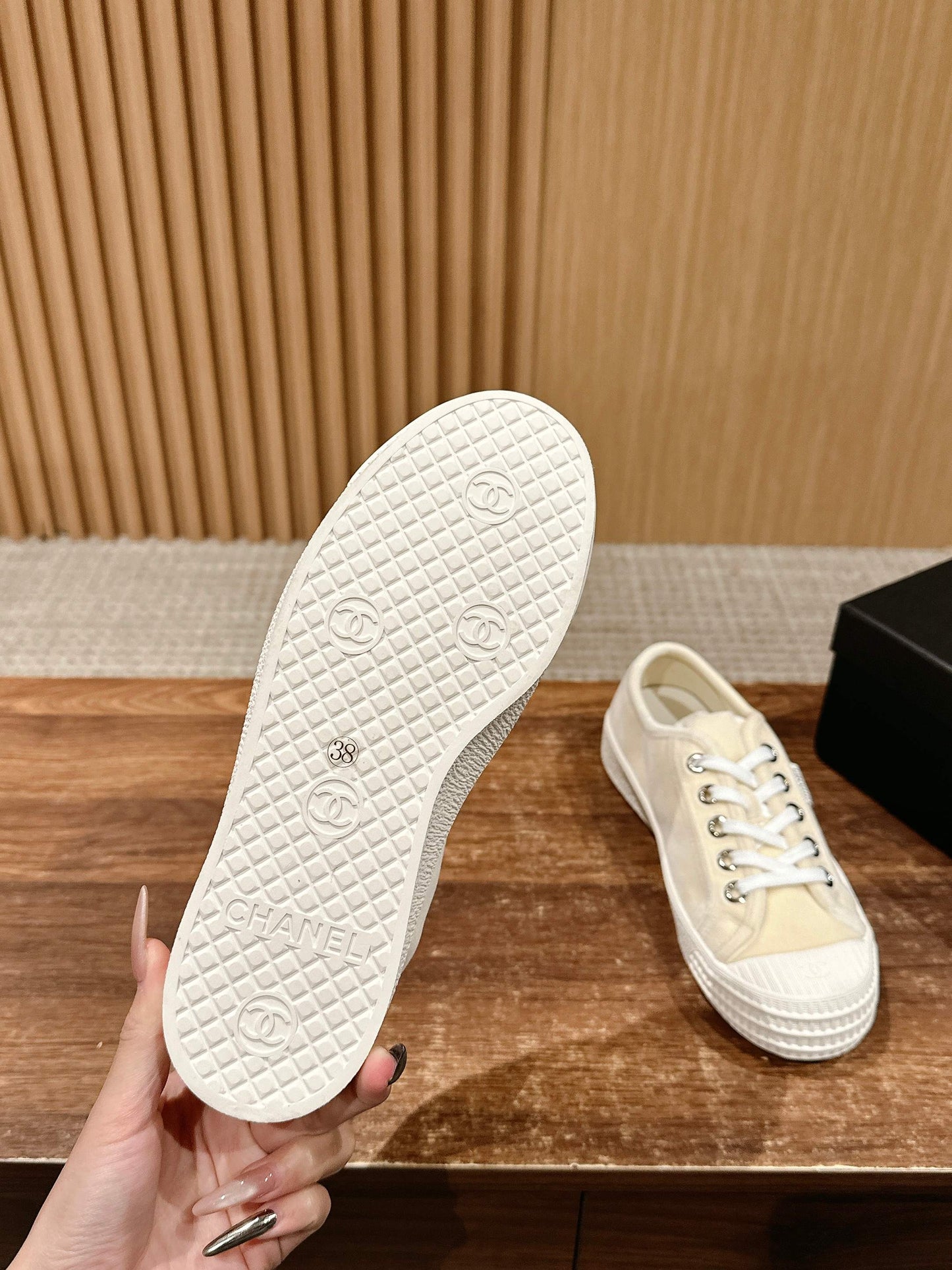 CONVERSE SNEAKER IN BEIGE CREAM CANVAS - 35