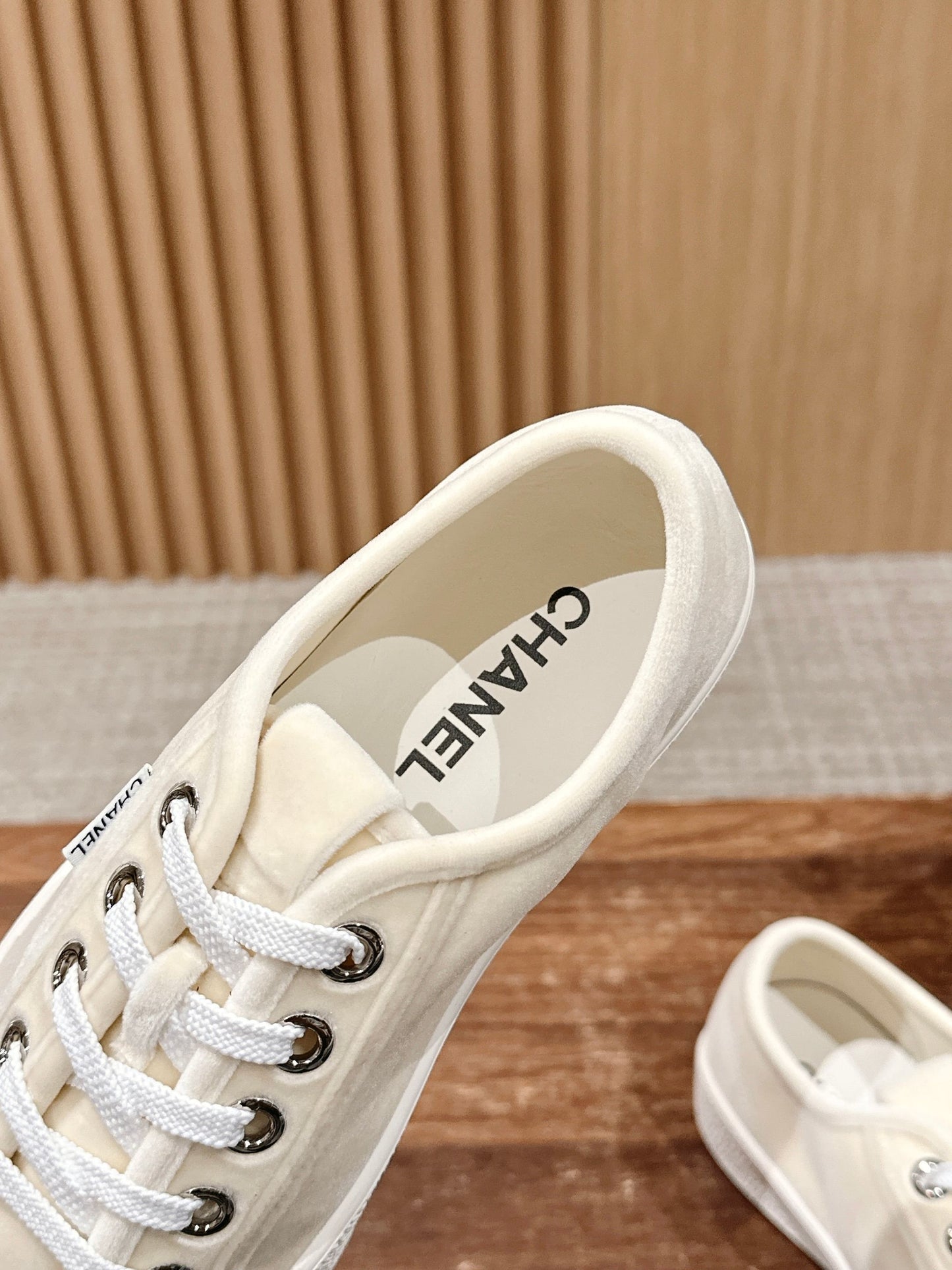 CONVERSE SNEAKER IN BEIGE CREAM CANVAS - 35