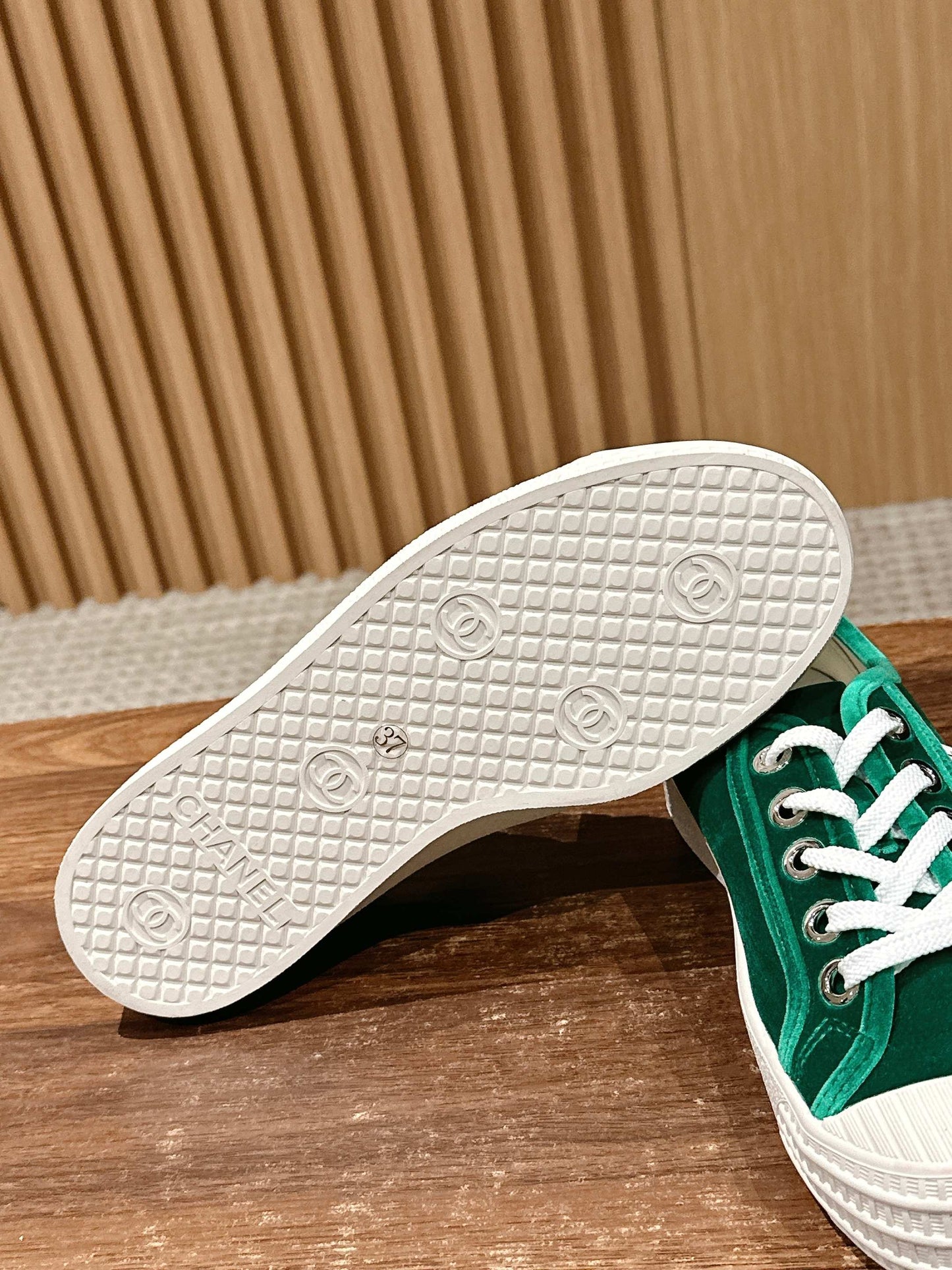 CONVERSE SNEAKER IN TEAL GREEN VELVET - 35