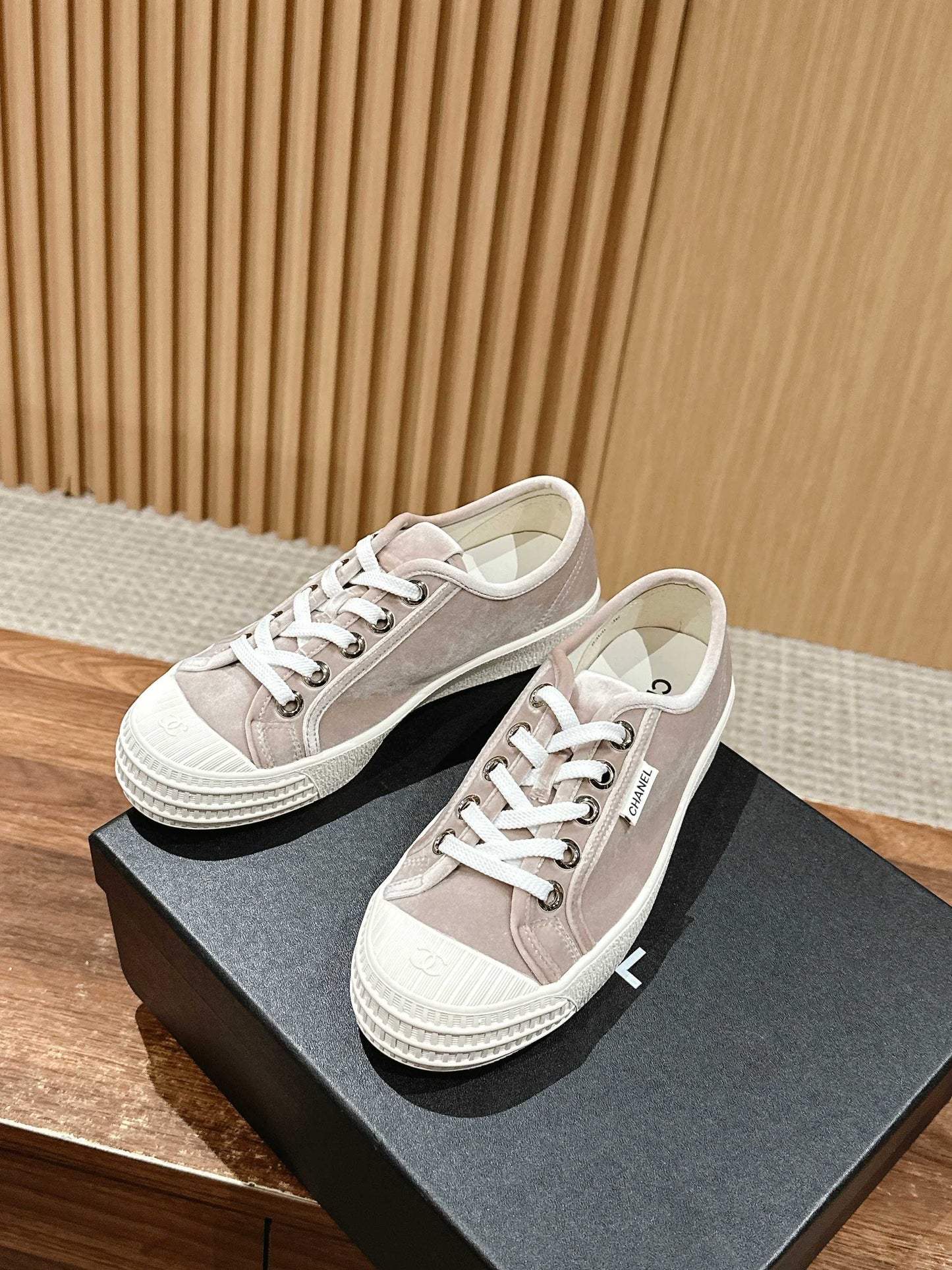 CONVERSE SNEAKER IN KHAKI BROWN VELVET - 35