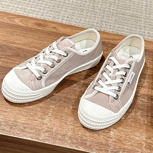 CONVERSE SNEAKER IN KHAKI BROWN VELVET - 35