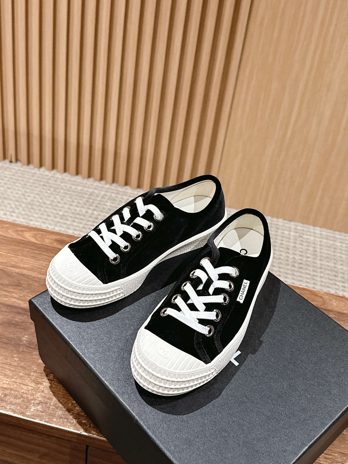 CONVERSE SNEAKER IN BLACK VELVET - 35