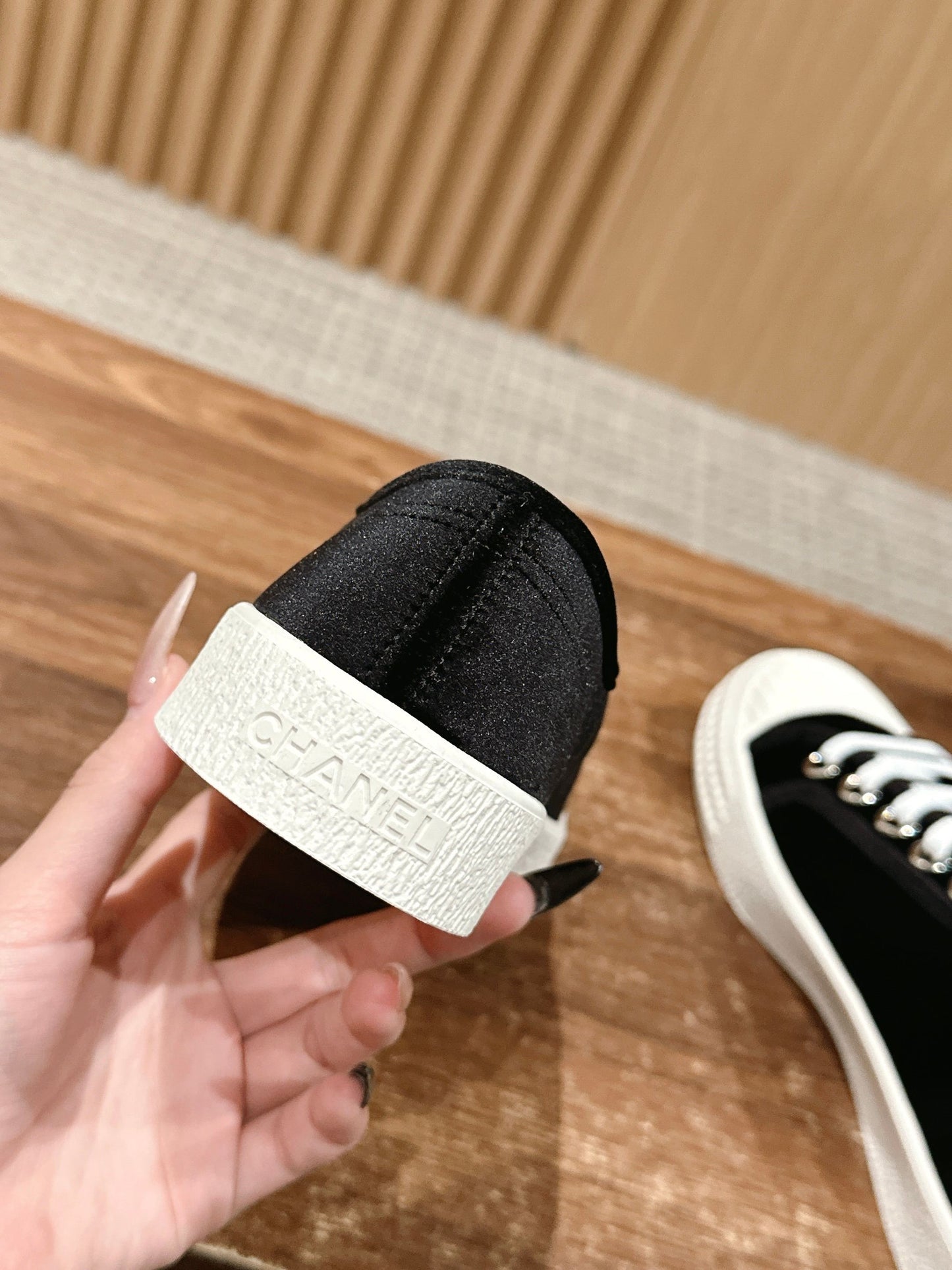 CONVERSE SNEAKER IN BLACK VELVET - 35