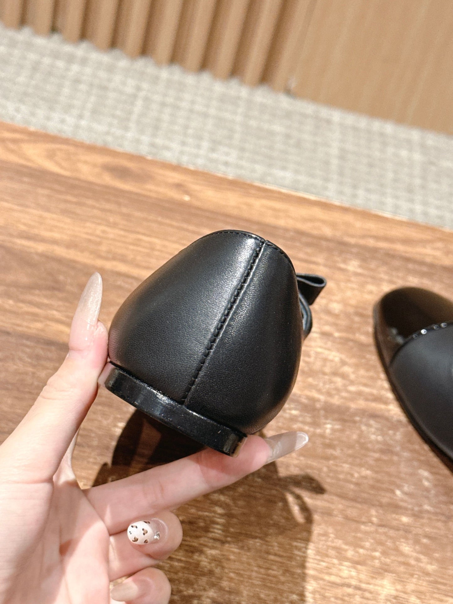 CHANEL 25S BALLET MARY JANES BLACK IN CALFSKIN AND PATENT CALFSKIN - 35