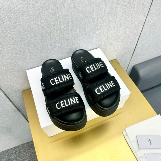 BLACK BLOCK SLIDE MESH NYLON AND TEXT WITH JACQUARD - 35