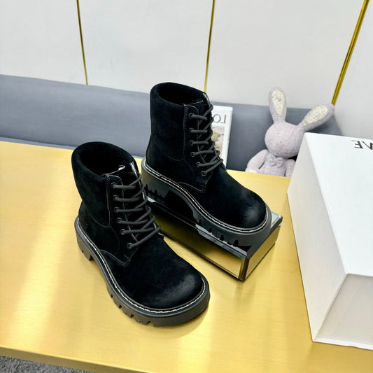 LW SIERRA COMBAT BOOT BLACK SUEDE - 35