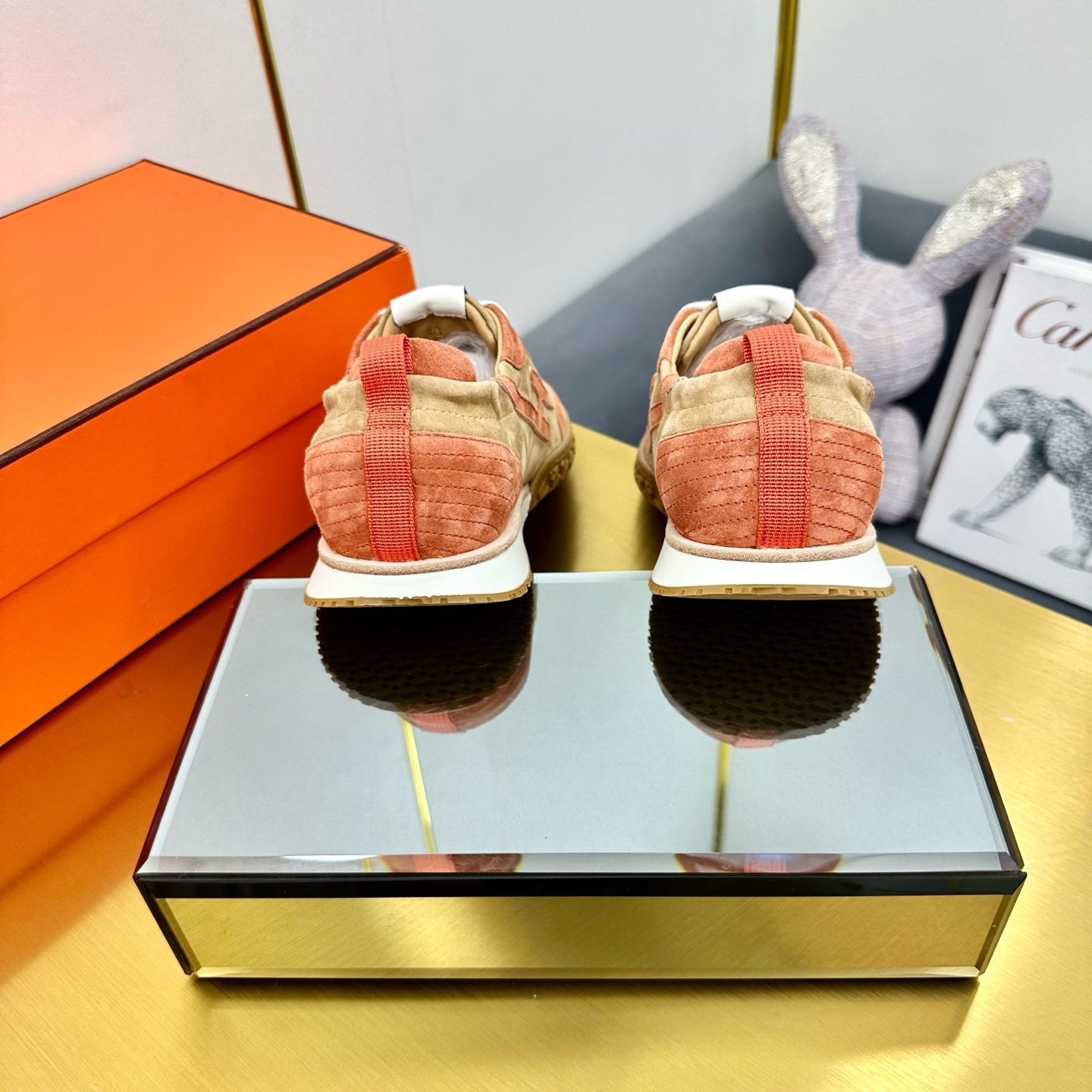 JET SNEAKER IN HONEY MIX TIGER ORANGE - 35